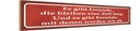 Holzschild 10x46 cm es gibt Freunde mit denen alt Spruch Zitat