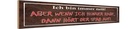 Holzschild 10x46 cm ich nett aber wenn Hunger Spruch Zitat