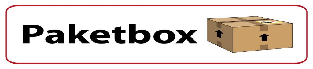 [LA-1814514-H] Holzschild 46x10 cm Paketbox