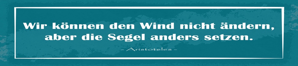 [LA-1815148-H] Holzschild 10x46 cm Zitat  Wir können den Wind nicht ändern