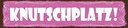 vianmo Holzschild 10x46 cm Knutschplatz rosa