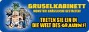 Holzschild 10x27 cm Gruselkabinett Dekoration