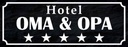 Holzschild 10x27 cm Hotel Oma Opa 5 Sterne