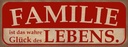 Holzschild 10x27 cm Familie wahre Glück des Lebens Freunde