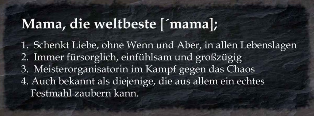 Holzschild 10x27 cm Mama die weltbeste schenkt Liebe Spruch Zitat