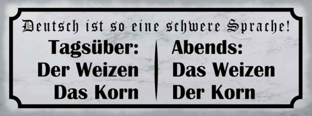 [LA-116811-H] Holzschild 10x27 cm Tagsüber Abends Weizen der Korn Spruch Zitat