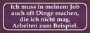 Holzschild 10x27 cm Job Dinge machen die nicht mag Dekoration