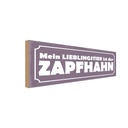 Holzschild 10x27 cm Lieblingstier Zapfhahn Alkohol Dekoration
