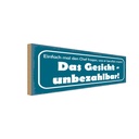 Holzschild 10x27 cm Chef fragen was beruflich macht Spruch Zitat