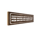Holzschild 10x27 cm Handwerker sein nicht einfach Dekoration
