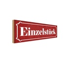 Holzschild 10x27 cm Einzelstück Dekoration