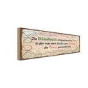 Holzschild 10x27 cm Kindheit Bruder Masern schenkt Dekoration