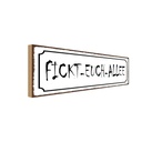Holzschild 10x27 cm Fickt-euch-Allee Dekoration