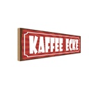 Holzschild 10x27 cm Kaffee Ecke Essen Trinken