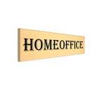 Holzschild 10x27 cm Homeoffice Beruf Arbeit
