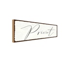 Holzschild 10x27 cm Privat Dekoration