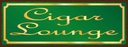 Holzschild 10x27 cm Cigar Lounge Zigarre Lounge