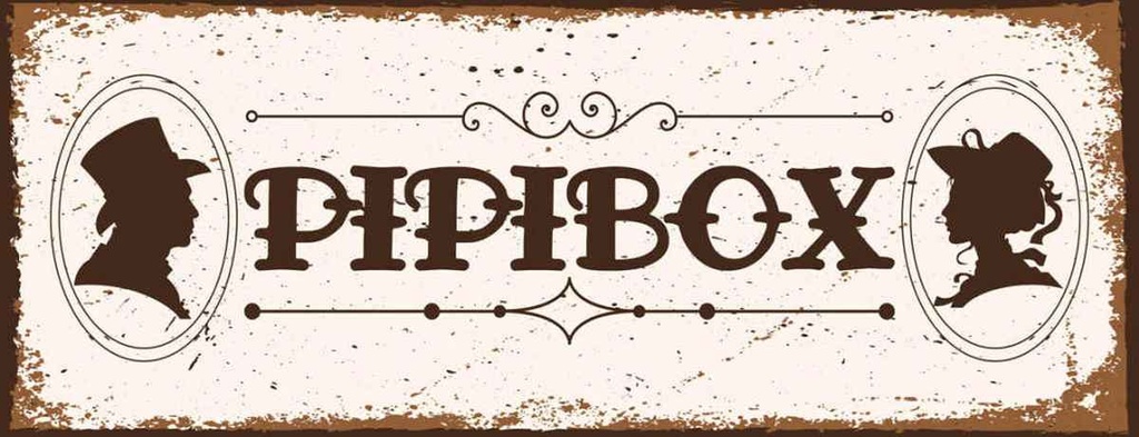 Holzschild 10x27 cm Pipibox