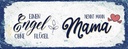 Holzschild 10x27 cm Engel ohne Flügel nennt man Mama Spruch Zitat