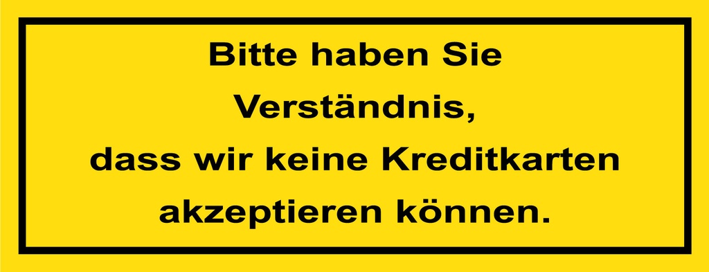 [LA-1810603-H] Holzschild 10x27 cm Bitte haben Sie Verständnis