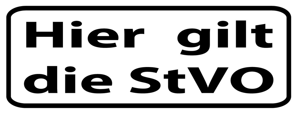 [LA-1810633-H] Holzschild 10x27 cm hier gilt StVO Verkehrsschild