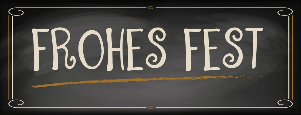 Holzschild 10x27 cm Frohes Fest