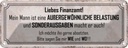Blechschild 10x27 cm Liebes Finanzamt mein Mann ist Männer Frauen Spruch Zitat Liebe
