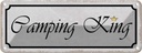 Blechschild 10x27 cm Camping King Outdoor
