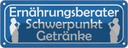 Blechschild 10x27 cm Ernährungsberater Getränke Bier Essen Trinken