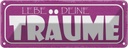 Blechschild 10x27 cm liebe deine Träume Geschenk Familie Freunde