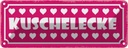 Blechschild 10x27 cm Kuschelecke Herzen Geschenk Familie Freunde