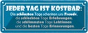 Blechschild 10x27 cm jeder Tag ist kostbar Freude Dekoration Spruch Zitat