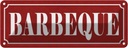 Blechschild 10x27 cm Barbeque Dekoration