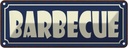 Blechschild 10x27 cm Barbecue Dekoration