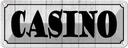 Blechschild 10x27 cm Casino Spiele Spielbank Dekoration