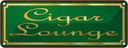 Blechschild 10x27 cm Cigar Lounge Zigarre Lounge