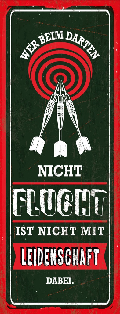 [LA-1810559] Blechschild 27x10 cm Wer beim Daten nicht flucht