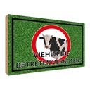 Holzschild 30x40 cm Viehweide Betreten verboten Warnschild Hinweisschild