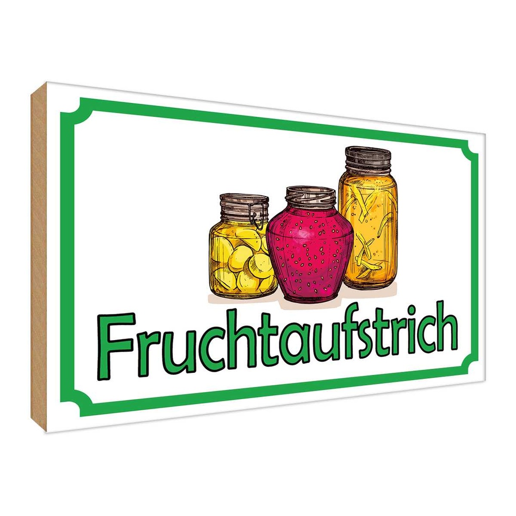 [LA-119103-H] Holzschild 30x40 cm Fruchtaufstrich Verkauf England