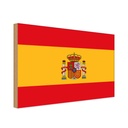Holzschild 30x40 cm Spaniens Spain Flagge Geburtstag Feiern Party
