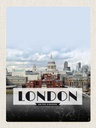 Holzschild 40x30 cm London United Kingdom Foto Poster Bildmotiv Reisemotiv England