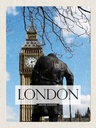 Holzschild 40x30 cm London UK Big Ben Bildmotiv Reisemotiv England