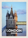 Holzschild 40x30 cm London UK Architektur Bildmotiv Reisemotiv England