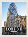 Holzschild 40x30 cm London United Kingdom Architektur Bildmotiv Reisemotiv England