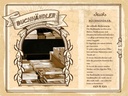 Holzschild 30x40 cm Buchhändler Bücher Aufapfel Trends Beruf Arbeit