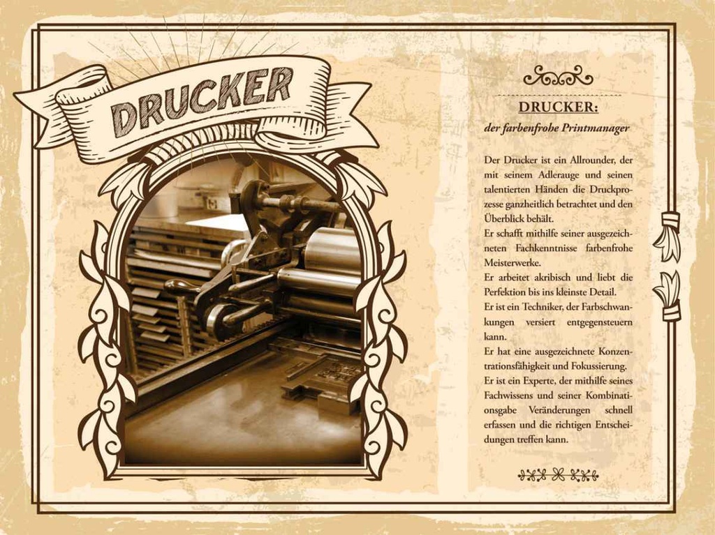 [LA-138191-H] Holzschild 30x40 cm Drucker Printmanager Adlerauge Beruf Arbeit