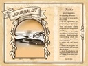 Holzschild 30x40 cm Journalist Informationen exakt Beruf Arbeit