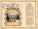 Holzschild 30x40 cm Kellner Getränke Speisen Service Beruf Arbeit