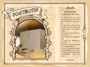 Holzschild 30x40 cm Postbotin Orientierungssinn Gebiet Beruf Arbeit