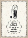 Holzschild 40x30 cm Multitalent kann trinken darten Spruch Zitat